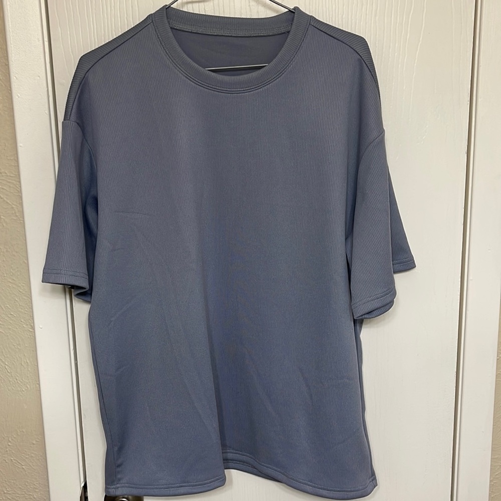 Dazy mens textured short sleeve shirt